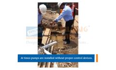 Dewatering at Construction Site by Darling make DJ Series Dewatering Pumps