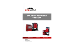 Formeco - Solvent Recovery Systems - Brochure