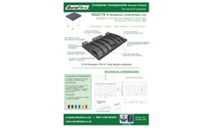 Model MG0770 - Trade Waste Container Lid - Datasheet