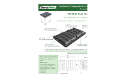 Model MA4927 - Trade Waste Container Lid - Datasheet