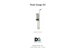 Model G3 - Drain Gauge - Manual