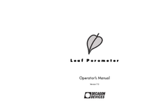 SC-1 Leaf Porometer Manual Brochure