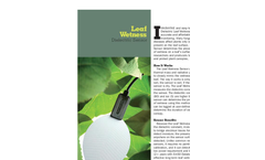 Leaf Wetness Sensor Information Brochure
