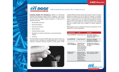 DGGE - Denaturing Gradient Gel Electrophoresis – Brochure