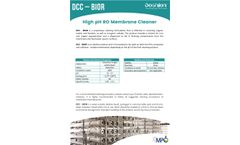 Doshion - Model DCC - BIOR - High pH RO Membrane Cleaner - Brochure
