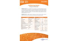 Doshion - Model CSA 121 - Strong Acid Cation Gel Softening Resin - Brochure
