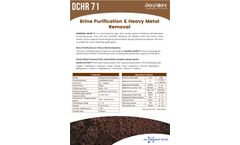 Doshion - Model DCHR 71 - Brine Purification & Heavy Metal Removal - Brochure