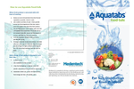 Aquatabs - Food Safe - Brochure