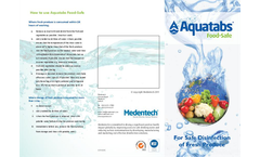 Aquatabs - Food Safe - Brochure