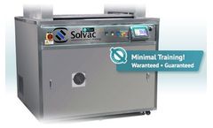 Solvac - Model S2 - Ultrasonic Dual Sump Solvent Cleaning Equipment