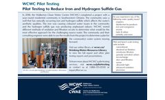 Walkerton - Reduce Iron and Hydrogen Sulfide Gas Pilot Testing Services - Brochure