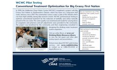 Walkerton - Conventional Treatment Optimization Pilot Testing Services for Big Grassy First Nation - Brochure