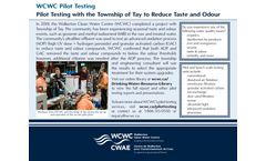  	Walkerton - Township of Tay to Reduce Taste and Odour Pilot Testing Services - Brochure