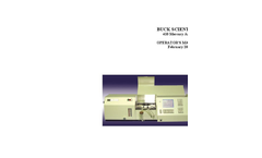 Buck Scientific - 410 - Mercury Analyzer Manual