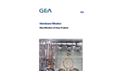 Micro Filtration of Dairy Products Brochure