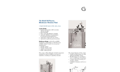 GEA Filtration - Model M Pharma - Membrane Filtration Plant - Specification Sheet