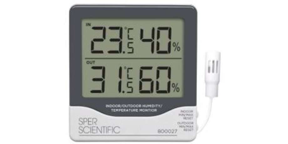 800027 Remote Relative Humidity (RH) Monitor And Digital Thermometer