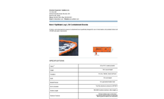 Spilldam - Model Log I - Oil Containment Booms - Brochure