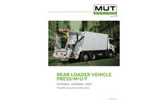  	MUT - Model PRESS - Waste Collection Municipal Vehicle - Brochure