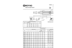Moyno - 2000 - Pumps G4 - 45° Inlet Design – Dimensions