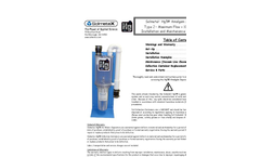 SolmeteX - Model NXT Hg5 - Amalgam Separator Installation & Operation Manual Manual