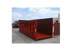 Open Top Rectangular Roll Off Containers