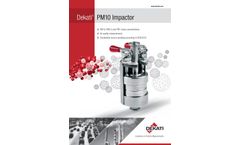 Dekati - Model PM10 - Three Stage Cascade Impactor - Brochure