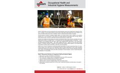 Particle Measurement Instruments for Occupational Health and Industrial Hygiene - Brochure