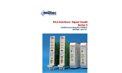 SIL2-Interface / -Signal Conditioners / Series DuoTec Brochure