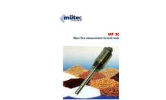 Model MF 3000 - Mass Flow Measurement for Bulk Materials Brochure