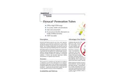 Dynacal® Permeation Tubes Brochure (PDF 298 KB)