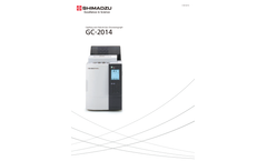 Shimadzu - Model GC-2014 - Capillary and Packed Gas Chromatograph - Brochure