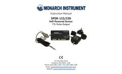 Monarch - Model SPSR - Self-Powered Sensors- Brochure