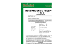 Simplot 11-52-0 - Mono Ammonium Phosphate Datasheet