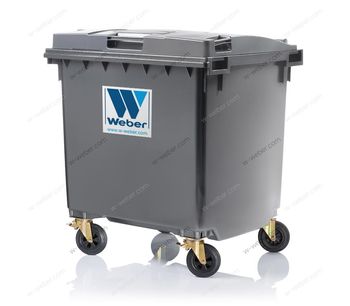 Wheelie bins Weber - Model MGB 1100 L FL - Mobile Waste Containers