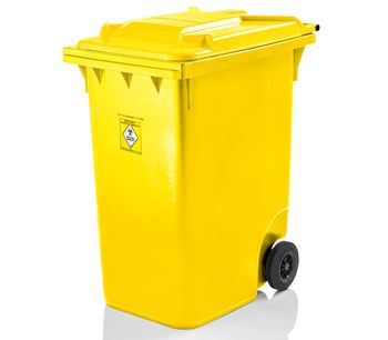 Wheelie bins Weber - Model MGB 360 Litre - Mobile Waste Container for Clinical Waste