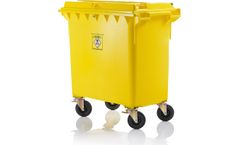 Wheelie bins Weber - Model MGB 660 Litre - Mobile Waste Container for Clinical Waste
