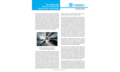 The Relationship Between Air Velocity, Temperature and Pressure - Application Note