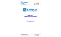 Model 6813 - Thermo-Anemometer - User Manual