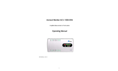Kanomax - Model AES-1000 - Aerosol Particle Monitor - Manual