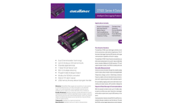dataTaker - Model DT82E - Environmental Data Logger - Brochure