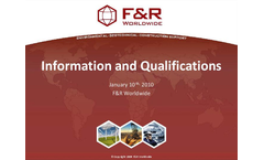 F&R Worldwide Company Brochure