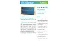 Synspec - Model GC Station Ultra RC- High Purity Hydrogen Nitrogen & Zero Air Generators With On Board Compressor - Datahseet