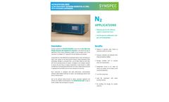 Synspec Nitrostation - Model 50RC-100 - Ultra High Purity Nitrogen Generator, HC Free, With On Board Compressor - Datasheet