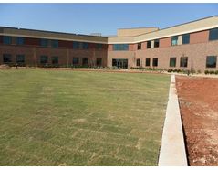 Project - Porous Flexible Paving Used at Mercy for Grass Pave Fire Lane
