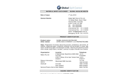 Material Safety Data Sheets - Global Alkaline Neutraliser