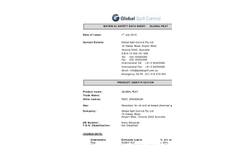 Material Safety Data Sheets - Global Peat