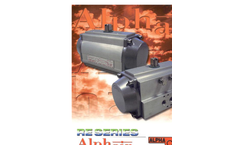 Alphair - Model RE Series - Aluminium Pneumatic Actuators - Brochure