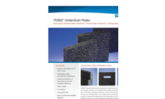  	Porex - Underdrain Plates Brochure