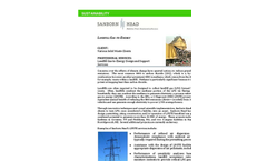 Landfill Gas‐to‐Energy Design and Support Services Datasheet